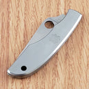 Spyderco GrassHopper Knife 2.25" 12C27 Steel Blade Brushed Stainless Handle