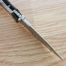 Bastinelli Folding Knife 3.25" D2 Tool Steel Blade Black G10/ Titanium Back Handle