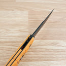 Cold Steel Large Luzon Folding Knife 6" 8Cr13MoV Steel Blade Orange GFN Handle