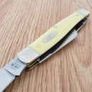 Case XX Large Stockman Pocket Knife Carbon Steel Blades Yellow Synthetic Handle
