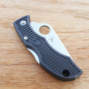 Spyderco Ladybug 3 Lockback Folding Knife 1.88" VG-10 Steel Serrated Blade Black FRN Handle