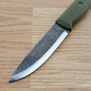 Condor Terrasaur Fixed Knife 4.13" 1095HC Steel Blade Green Polypropylene Handle