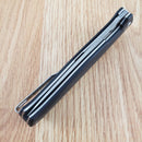 Bestech Knives Swordfish Liner Folding Knife 4" D2 Tool Steel Blade Black G10 Handle