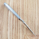 Spyderco GrassHopper Knife 2.25" 12C27 Steel Blade Brushed Stainless Handle
