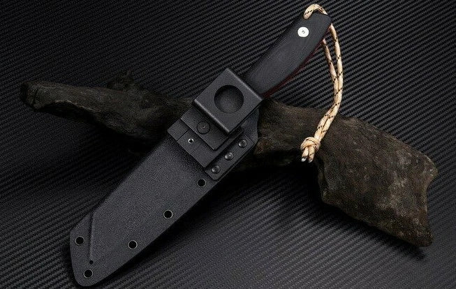 Artisan Cutlery Tomahawk 6.25" D2 Tool Carbon Steel Blade Black G10 Handle