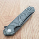 Case XX Kinzua Folding Knife 3.75" CPM-S35VN Steel Blade OD Green Snakeskin Aluminum Handle