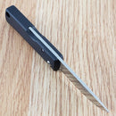 Fallkniven Wolfs Tooth Lockback Folding Knife 2" 3G Steel Blade Black Zytel Handle NU4