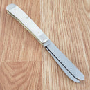 Case XX US Navy Trapper Pocket Knife Stainless Steel Blades Natural Bone Handle 22553