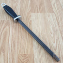 Fallkniven Sharpener 10.75" Ceramic Rod Construction Black Polyamide Handle C10
