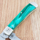 Case XX John Deere Trapper Pocket Knife Stainless Steel Blades Kirinite Handle 15772