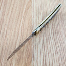 Case XX Sod Buster Folding Knife 2.88" Chrome Vanadium Blade Amber Bone Handle 30092
