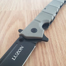 Cold Steel Large Luzon Folding Knife 6" 8Cr13MoV Steel Blade GFN Handle 20NQXDEBK