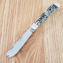 Case XX U.S. Army Trapper Pocket Knife Stainless Steel Blades Bone Handle CA15032