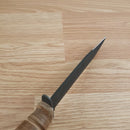 Case XX US Marine Corps Fixed Knife 7" 1095 Steel Blade Grooved Leather Handle 334