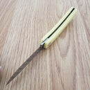 Case XX Sod Buster Jr Folding Knife 2.8" Stainless Steel Blade Yellow Synthetic Handle 80032