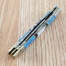 Frost Cutlery Wrangler Pocket Knife Stainless Blades Turquoise/Pearl Handle