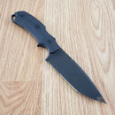 Bastinelli R.E.D. V2 Fixed Knife 4" N690 Steel Full Tang Blade Black G10 Handle