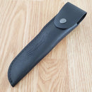 Marbles Bowie Folding Knife 4" Satin Stainless Blade Brown Jigged Bone Handle