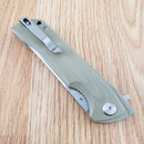 Bestech Knives Paladin Folding Knife 3.75" D2 Tool Steel Blade Beige G10 Handle