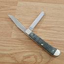 Case XX Trapper Pocket Knife Chrome Vanadium Carbon Steel Blades Jigged Bone Handle