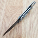 Kershaw Scallion Assisted Folding Knife 2½ Damascus Steel Blade Stainless Handle