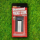 AccuSharp Diamond Pocket Stone Dual Sided Coarse 320 Grit and Fine 800 Grit