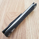 Artisan Waistline Liner Folding Knife 4" Bohler M390 Steel Blade Titanium Handle