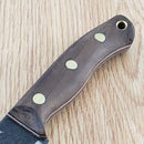 Condor Bisonte Fixed Knife 4.63" Full Tang 1095HC Steel Blade Walnut Handle