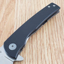 Ontario Carter Trinity Folding Knife 2.88" AUS8 Steel Blade Black G10 Handle