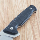 Cold Steel Razor Tek Fixed Knife 6.5" 4116 Steel Full Tang Blade Black Sculpted GFN Handle