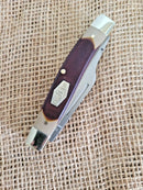 Schrade Old Timer Senior Stockman Pocket Knife Stainless Blades Delrin Handle