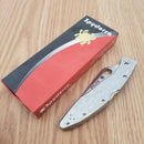 Spyderco Police Model Folding Knife 4.15" VG10 Steel Blade 2Cr13 Stainless Handle