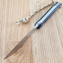 Artisan Cutlery Osprey Fixed Knife 3.75" D2 Tool Steel Blade Black/White G10