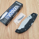 Cold Steel Voyager XL Lock Folding Knife 5.5" AUS-10A Steel Blade Griv-Ex Handle