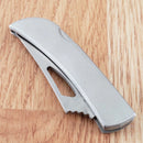 Frost Cutlery Silver Hawk Folding Knife 2.25" Stainless Blade 2Cr13 Steel Handle