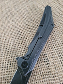 Bestech Knives Kamoza Folding Knife 3.63" Bohler M390 Steel Blade Black Titanium Handle
