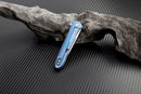 Artisan Small Shark Folding Knife 3" S35VN Steel Blade Titanium/Carbon Fiber Handle