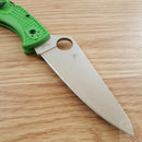 Spyderco Pacific Salt 2 Folding Knife 3.76" LC200N Steel Blade Green FRN Handle