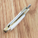 Rough Ryder Mini Folding Knife Stainless Razor Blade Mother Of Pearl Handle