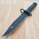 Ontario Combat Fixed Knife 7" Black 420 Steel Blade Black ThermoSynthetic Handle
