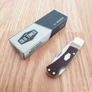 Schrade Old Timer Folding Knife Stainless Steel Blade Sawcut Delrin Handle 3OT