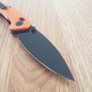 Bestech Knives Ronan B-Lock Folding Knife 3.25" 14C28N Stainless Steel Blade Orange G10 Handle