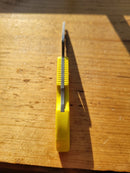 Spyderco Ladybug 3 Salt Knife 1.88" Serrated H2 Steel Blade Yellow FRN Handle