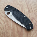 Spyderco Resilience Folding Knife 4.25" Part Serrated 8Cr13MoV Steel Blade FRN