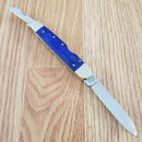 Frost Cutlery Whittler Pocket Knife Stainless Steel Blades Smooth Bone Handle