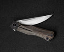 Bestech Knives Folding Knife 3.5" M390 Steel Blade Titanium/Carbon Fiber Handle