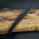 Artisan Andromeda Folding Knife 3.50" CPM S35VN Steel Blade Black Micarta Handle