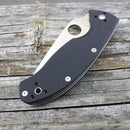 Spyderco Tenacious Folding Knife 3.38" 8Cr13MoV Steel Blade Black G10 Handle