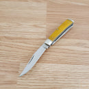 Cold Steel Trapper Pocker Knife 8Cr13MoV Steel Clip/Spey Blades Smooth Bone
