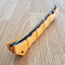 Cold Steel Large Luzon Folding Knife 6" 8Cr13MoV Stainless Steel Blade Orange GFN Handle